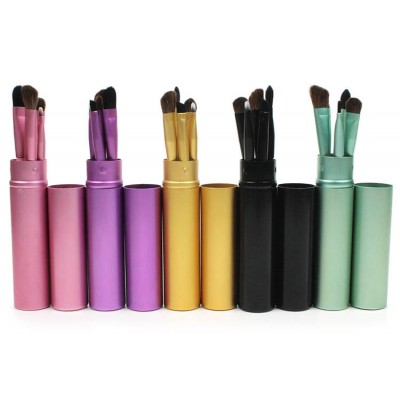 5PCS Portable Horse Hair Eyeshadow Makeup Brush