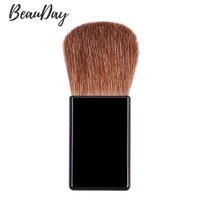 Beauday Natural Hair Flat Brush Single Horse Hair Make up Brush